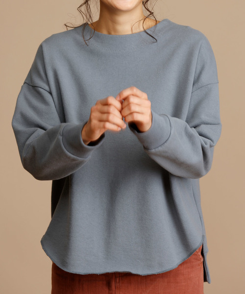 Munich（ミューニック）の「スウェットバックキーネックプルオーバー（スウェット・レディース・ブラック/グレー/オフホワイト・FREE）」の7枚目の写真