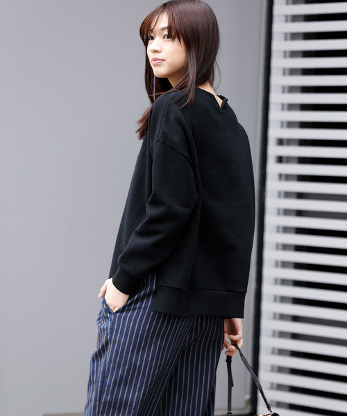 Munich（ミューニック）の「スウェットバックキーネックプルオーバー（スウェット・レディース・ブラック/グレー/オフホワイト・FREE）」の11枚目の写真