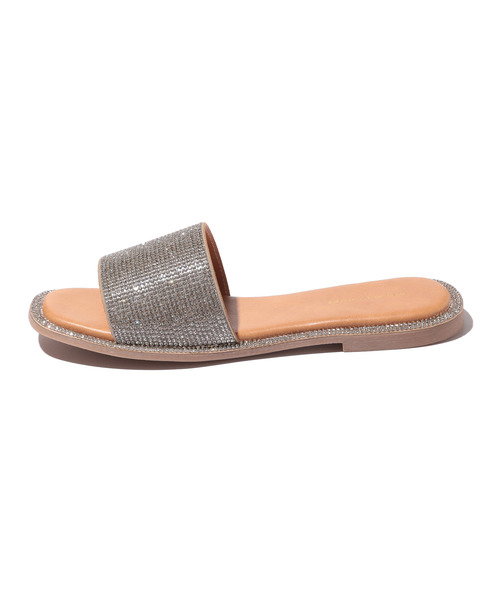 ADAM ET ROPE'(アダムエロペ)の「スクエアトゥラインストーンサンダル(サンダル・レディース・ブラック/ブラウン/シルバー・36/37/38)」の11枚目の写真