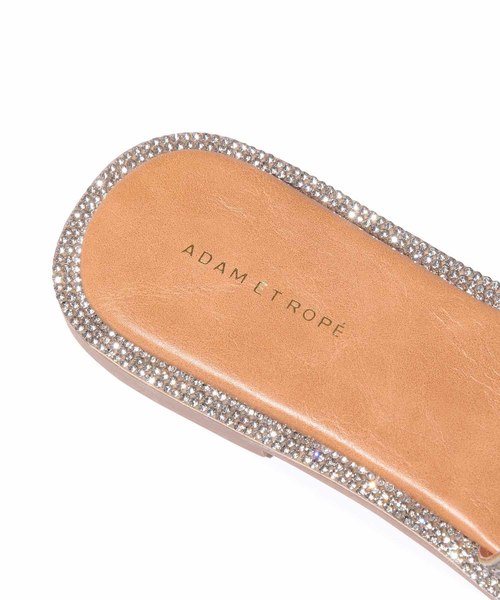ADAM ET ROPE'(アダムエロペ)の「スクエアトゥラインストーンサンダル(サンダル・レディース・ブラック/ブラウン/シルバー・36/37/38)」の14枚目の写真
