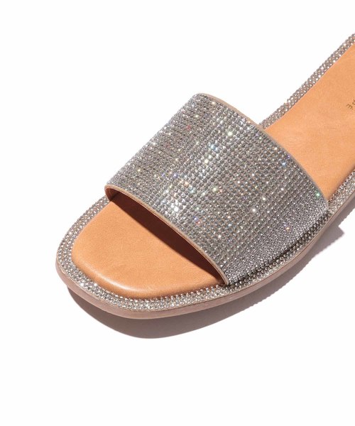 ADAM ET ROPE'(アダムエロペ)の「スクエアトゥラインストーンサンダル(サンダル・レディース・ブラック/ブラウン/シルバー・36/37/38)」の15枚目の写真