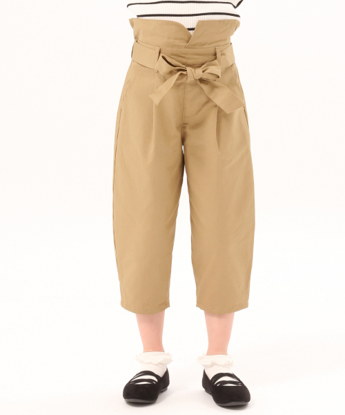 GLOBAL WORK(グローバルワーク)の「【キッズ】ウエストリボンコクーンパンツ/823231(その他パンツ・キッズ・ベージュ/グリーン・SMALL/MEDIUM/LARGE/X-LARGE/XX-LARGE)」の2枚目の写真