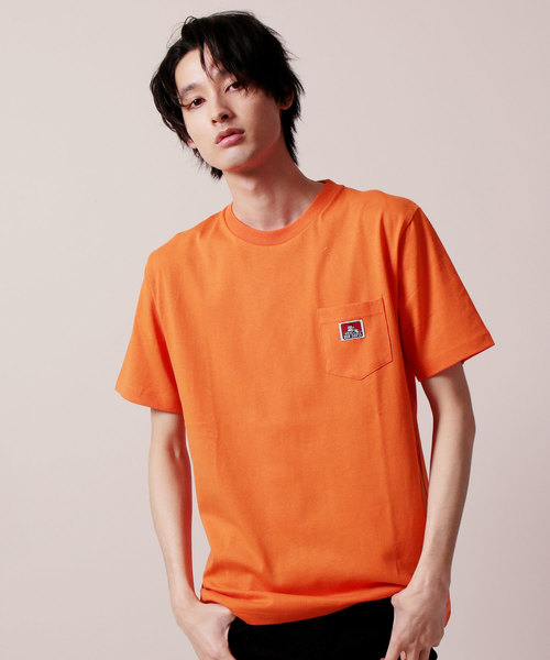 BEN DAVIS(ベンデイビス)の「BEN DAVIS/ベーシックポケット半袖クルーネックTシャツ(Tシャツ/カットソー・メンズ・ブラック/ブラウン/ピンク/ホワイト/ダークグリーン/レッド/イエロー/オレンジ/ライラック/ブルーグレー・S/XL/L/M)」の10枚目の写真
