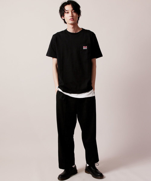 BEN DAVIS(ベンデイビス)の「BEN DAVIS/ベーシックポケット半袖クルーネックTシャツ(Tシャツ/カットソー・メンズ・ブラック/ブラウン/ピンク/ホワイト/ダークグリーン/レッド/イエロー/オレンジ/ライラック/ブルーグレー・S/XL/L/M)」の14枚目の写真
