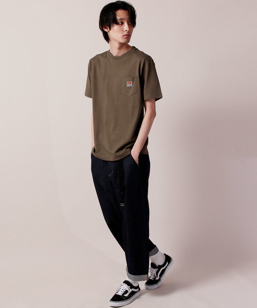 BEN DAVIS(ベンデイビス)の「BEN DAVIS/ベーシックポケット半袖クルーネックTシャツ(Tシャツ/カットソー・メンズ・ブラック/ブラウン/ピンク/ホワイト/ダークグリーン/レッド/イエロー/オレンジ/ライラック/ブルーグレー・S/XL/L/M)」の16枚目の写真