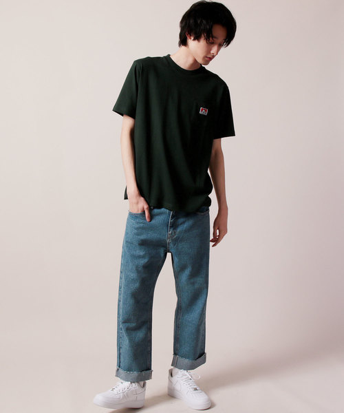 BEN DAVIS(ベンデイビス)の「BEN DAVIS/ベーシックポケット半袖クルーネックTシャツ(Tシャツ/カットソー・メンズ・ブラック/ブラウン/ピンク/ホワイト/ダークグリーン/レッド/イエロー/オレンジ/ライラック/ブルーグレー・S/XL/L/M)」の17枚目の写真