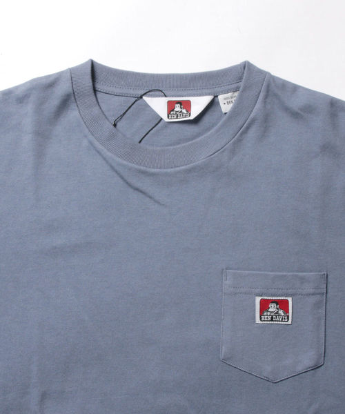 BEN DAVIS(ベンデイビス)の「BEN DAVIS/ベーシックポケット半袖クルーネックTシャツ(Tシャツ/カットソー・メンズ・ブラック/ブラウン/ピンク/ホワイト/ダークグリーン/レッド/イエロー/オレンジ/ライラック/ブルーグレー・S/XL/L/M)」の20枚目の写真