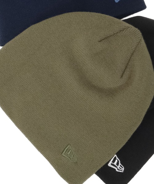 NEW ERA(ニューエラ)の「ニューエラ ベーシック ビーニー ニット帽(ニットキャップ/ビーニー・メンズ・ブラック×ホワイト/ロイヤルブルー/ケリーグリーン/ブラウン/ブルー系その他/ブラック×ゴールド/ライトグレー/ネイビー/レッド/アイボリー/ホワイト×ブラック/グリーン系その他/バーガンディー/グレー系カモフラージュ/ウィート/チャコール/パープル系その他/ブラック×ブラック/ベージュ/イエロー/アーミー/タイガーカモ/グリーン系その他2/ブラック×シルバー/ブラック系その他2/ブラック系その他3/パープル/ストーン/ベージュ系その他2/グリーン系その他3/ブラウン系その他/オリーブ/ネイビー系/チャコールグレー/オフホワイト/ライトグレー系/ダークブラウン/ライトイエロー/ライトピンク/オレンジ・FREE)」の21枚目の写真