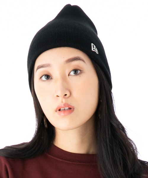 NEW ERA(ニューエラ)の「ニューエラ ベーシック ビーニー ニット帽(ニットキャップ/ビーニー・メンズ・ブラック×ホワイト/ロイヤルブルー/ケリーグリーン/ブラウン/ブルー系その他/ブラック×ゴールド/ライトグレー/ネイビー/レッド/アイボリー/ホワイト×ブラック/グリーン系その他/バーガンディー/グレー系カモフラージュ/ウィート/チャコール/パープル系その他/ブラック×ブラック/ベージュ/イエロー/アーミー/タイガーカモ/グリーン系その他2/ブラック×シルバー/ブラック系その他2/ブラック系その他3/パープル/ストーン/ベージュ系その他2/グリーン系その他3/ブラウン系その他/オリーブ/ネイビー系/チャコールグレー/オフホワイト/ライトグレー系/ダークブラウン/ライトイエロー/ライトピンク/オレンジ・FREE)」の7枚目の写真
