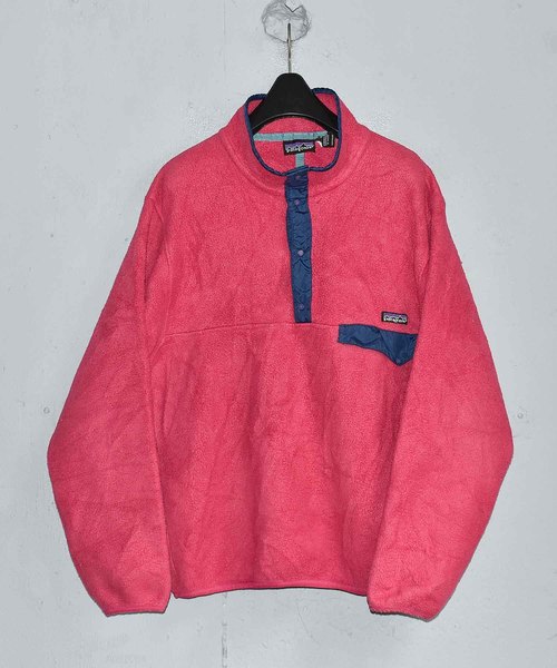 patagonia(パタゴニア)の「【ヴィンテージ古着】90's Patagonia/パタゴニア スナップT フリース ジャケット(ジャージ・メンズ・レッド・LARGE)」の1枚目の写真
