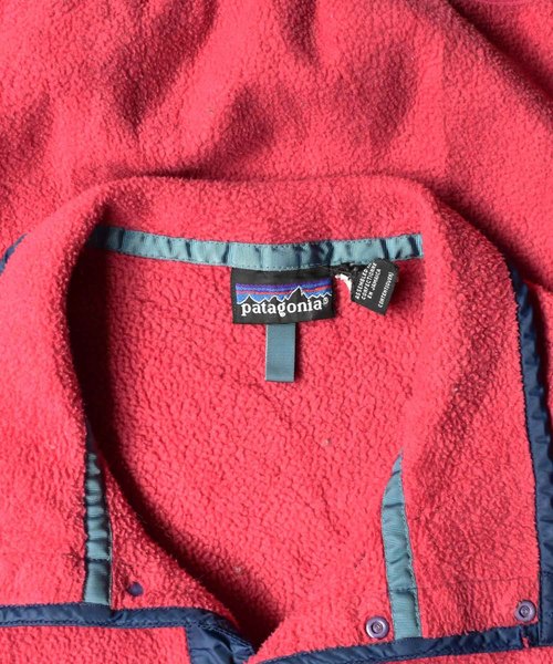 patagonia(パタゴニア)の「【ヴィンテージ古着】90's Patagonia/パタゴニア スナップT フリース ジャケット(ジャージ・メンズ・レッド・LARGE)」の4枚目の写真