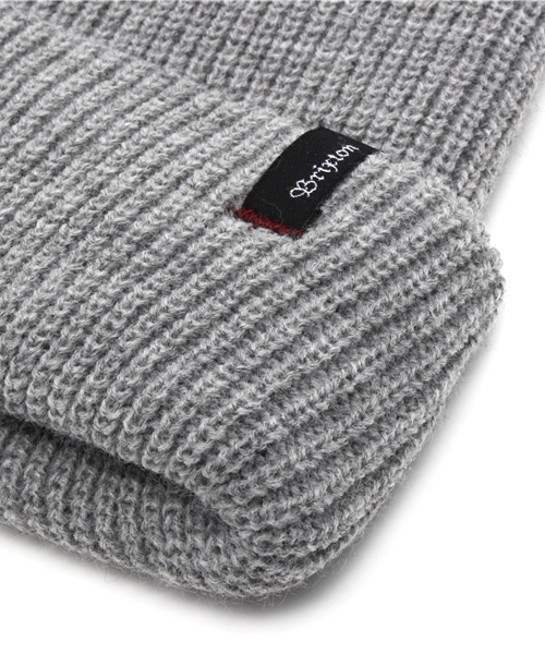 ONSPOTZ（オンスポッツ）の「BRIXTON KNIT CAP HEIST LIGHT HEATHER GRAY（ニットキャップ/ビーニー・メンズ・ヘザ－グレー・FREE）」の3枚目の写真
