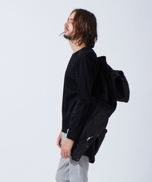 5351 POUR LES HOMMES(ゴーサンゴーイチプールオム)の「シングルハイブリッドコート(ステンカラーコート・メンズ・ブルー/ブラック・44/46/48/50)」の5枚目の写真