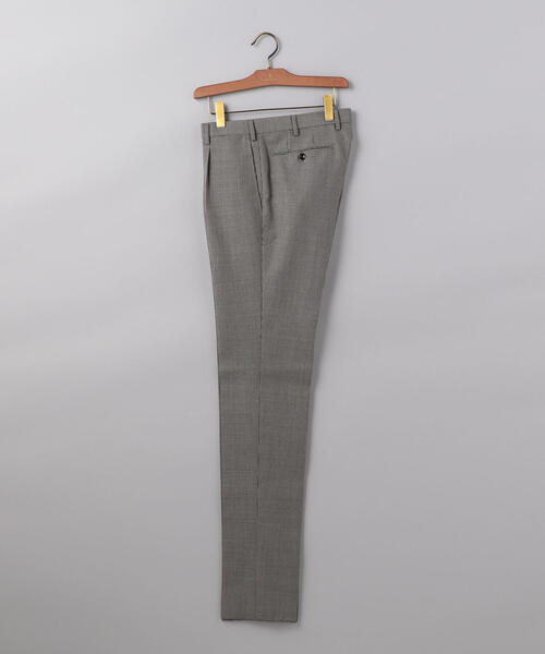 UNITED ARROWS(ユナイテッドアローズ)の「< UNITED ARROWS > ハウンドトゥース 1プリーツ テーパード パンツ(スラックス・メンズ・グレー・48/44/42/50/52/46/54)」の1枚目の写真