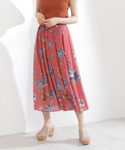 Edit スカート Cologne エディットコロン のファッション Edit スカート Edit Cologne ブラードゥフラワーロングスカート スカート セール