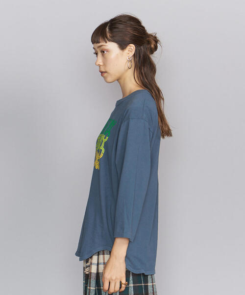 BEAUTY&YOUTH UNITED ARROWS(ビューティーアンドユースユナイテッドアローズ)の「<bibmilk>ベースボールTシャツ о(Tシャツ/カットソー・レディース・ネイビー/オフホワイト/ブラック・MEDIUM)」の20枚目の写真