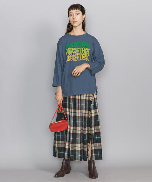 BEAUTY&YOUTH UNITED ARROWS(ビューティーアンドユースユナイテッドアローズ)の「<bibmilk>ベースボールTシャツ о(Tシャツ/カットソー・レディース・ネイビー/オフホワイト/ブラック・MEDIUM)」の13枚目の写真