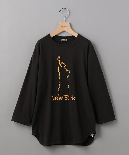 BEAUTY&YOUTH UNITED ARROWS(ビューティーアンドユースユナイテッドアローズ)の「<bibmilk>ベースボールTシャツ о(Tシャツ/カットソー・レディース・ネイビー/オフホワイト/ブラック・MEDIUM)」の8枚目の写真