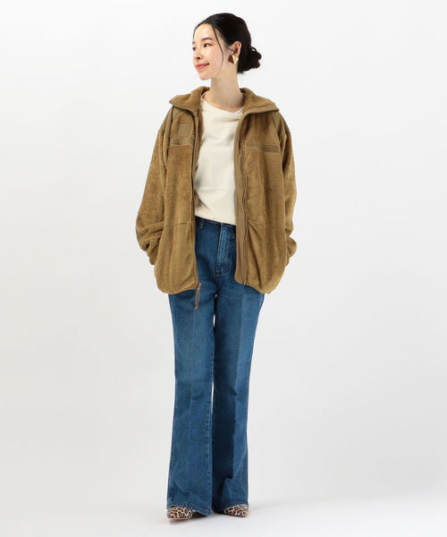ROTHCO(ロスコ)の「ROTHCO:GENTIONⅢ ECWCSフリースジャケット(ブルゾン・レディース・ブラック/ベージュ・ONE SIZE)」の17枚目の写真