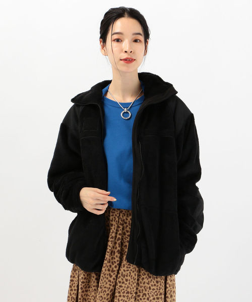 ROTHCO(ロスコ)の「ROTHCO:GENTIONⅢ ECWCSフリースジャケット(ブルゾン・レディース・ブラック/ベージュ・ONE SIZE)」の16枚目の写真