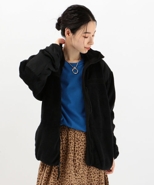 ROTHCO(ロスコ)の「ROTHCO:GENTIONⅢ ECWCSフリースジャケット(ブルゾン・レディース・ブラック/ベージュ・ONE SIZE)」の15枚目の写真