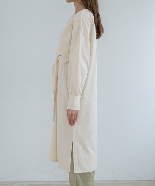 rectangle（レクタングル）の「アシメリボンワンピース（ワンピース・レディース・アイボリー/ベージュ/ブラウン・FREE）」の10枚目の写真