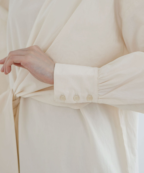 rectangle（レクタングル）の「アシメリボンワンピース（ワンピース・レディース・アイボリー/ベージュ/ブラウン・FREE）」の14枚目の写真