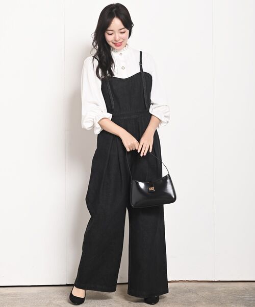 rps（アールピーエス）の「色々ボタンプチハイブラウス（シャツ/ブラウス・レディース・ブラック/ベージュ/オフホワイト/アイボリー/パープル/チェック・M/フリー）」の18枚目の写真