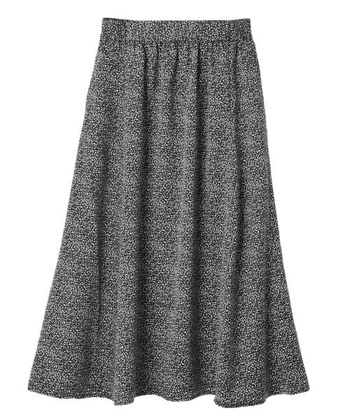 AMERICAN HOLIC（アメリカンホリック）の「サテンギャザーフレアスカート（スカート・レディース・その他9/ブルー系その他3/マルチ・M/L）」の8枚目の写真