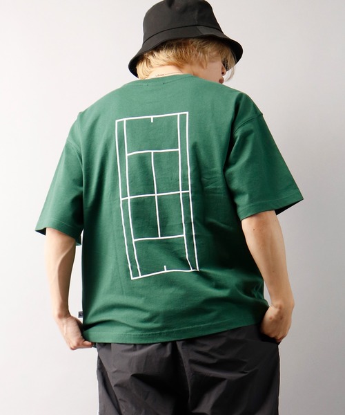 FILA HERITAGE（フィラヘリテージ）の「FILA heritage  韓国風 ブランドロゴプリント ビッグシルエット 半袖Tシャツ（Tシャツ/カットソー・メンズ・ホワイト/ブラック/ネイビー/レッド/イエロー/ブルー/グリーン/ホワイト系その他/ブルー系その他/ホワイト系その他2/ブルー系その他2/ブルー系その他3・M/L/XL）」の7枚目の写真