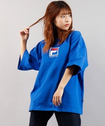 FILA heritage  韓国風 ブランドロゴプリント ビッグシルエット 半袖Tシャツ