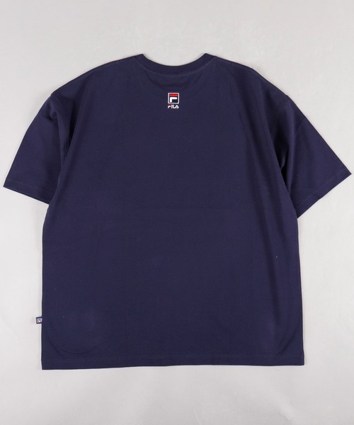 FILA HERITAGE（フィラヘリテージ）の「FILA heritage  韓国風 ブランドロゴプリント ビッグシルエット 半袖Tシャツ（Tシャツ/カットソー・メンズ・ホワイト/ブラック/ネイビー/レッド/イエロー/ブルー/グリーン/ホワイト系その他/ブルー系その他/ホワイト系その他2/ブルー系その他2/ブルー系その他3・M/L/XL）」の13枚目の写真