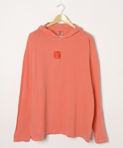 cotton pan(コットンパン)の「【COTTON PAN】コットンパン COMFORT COLORS TEE HOODIE(Tシャツ/カットソー・メンズ・チャコールグレー/ライトブルー/ブラック/ネイビー/グレー/ピンク/インディゴブルー/ミント/グリーン系その他/ブルー系その他/イエロー系その他/レッド系その他/レンガ/サーモンピンク/ブルー系その他2/ブルー系その他3/ブルー系その他4/レッド系その他2/ダークオレンジ・SMALL/MEDIUM/X-LARGE/LARGE)」の18枚目の写真