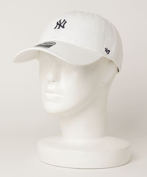 '47（フォーティーセブン）の「MLB公認 ’47BRAND NY LA CLEAN UP Suspense ベースボールキャップ（キャップ・メンズ・ライトブルー/ブラック/パープル/ネイビー/レッド/ターコイズブルー/ブルー/ブラック系その他/グリーン系その他/ブルー系その他/ウッドランド/ブルー系その他2/ブルー系その他3/ブルー系その他4/カーキ/モスグリーン/ホワイト系/グレー/ホワイト・FREE）」の3枚目の写真