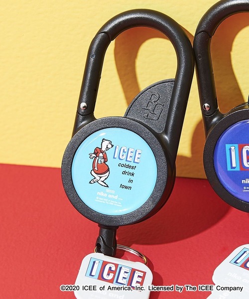 セール】【ICEE(アイシー)】コラボコードリールカラビナキーホルダー