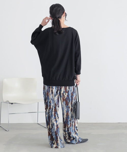 n'OrLABEL(ノアールレーベル)の「【機能素材】『ウォッシャブルドルマンニット』(ニット/セーター・レディース・ベージュ/スモークピンク/ブルーグリーン/モカ/ブラック/ライラック・FREE)」の11枚目の写真