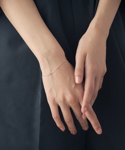 Jouete（ジュエッテ）の「[ミニマル] ブレスレット ジルコニア（ブレスレット・レディース・イエローゴールド/プラチナム/ピンクゴールド・FREE）」の14枚目の写真