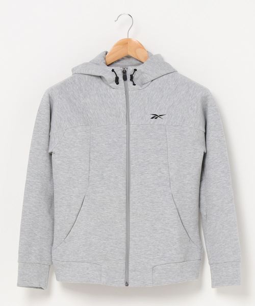 Reebok(リーボック)の「DMX TR スウェットシャツ / DMX TR Sweatshirt(テーラードジャケット・レディース・ブラック/ヘザーグレー・SMALL/MEDIUM/LARGE/X-LARGE/XX-LARGE)」の2枚目の写真