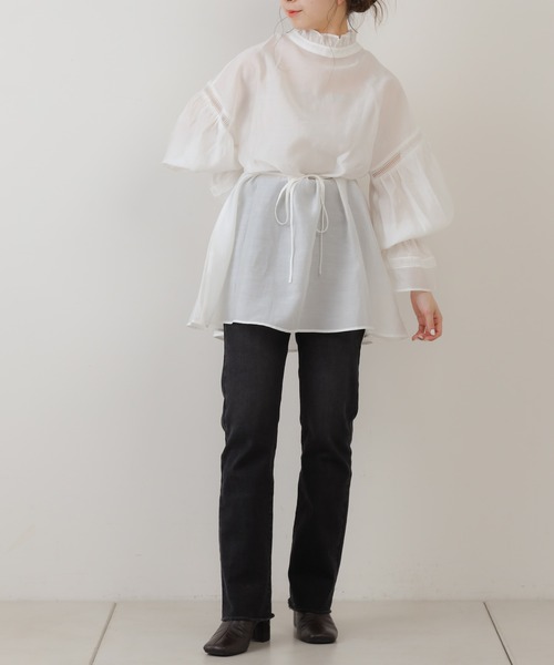 Chico（チコ）の「ストレートカラーデニム（デニムパンツ・レディース・ブラック/ライトベージュ/ブルー・SMALL/MEDIUM）」の21枚目の写真