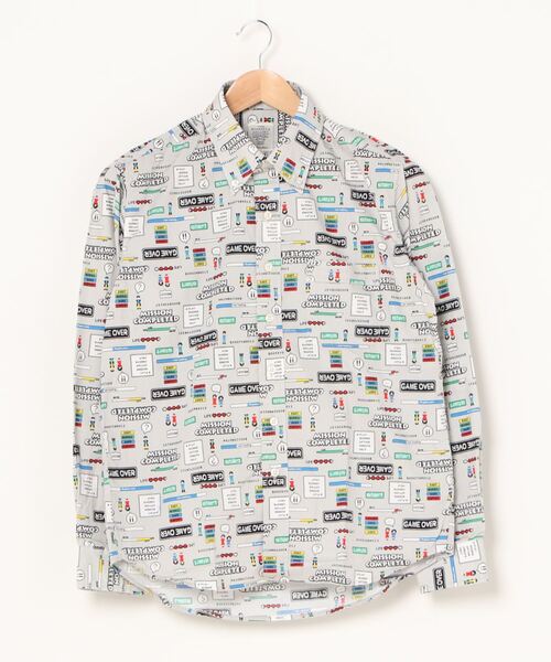 セール The Sharkey S Gallery ザシャーキーズギャラリー ゲーム 柄シャツ シャツ ブラウス Beaver ビーバー のファッション通販 Zozotown