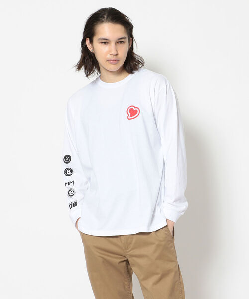 muta 国内買付 l mutaプリント LS Tシャツ 別注 muta（ムータ）の「【別注】muta MARINE/ムータ マリン/LS