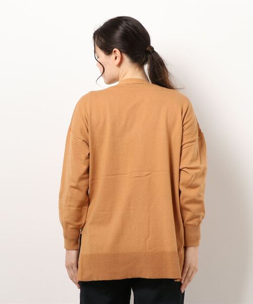 Rewde（ルゥデ）の「ベーシックBIGカーディガン（1R14-03172）（ニット/セーター・レディース・ブルー/キャメル/ホワイト/ネイビー・M）」の18枚目の写真