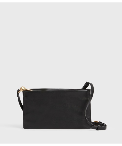 ALLSAINTS（オールセインツ）の「MILA LEATHER DOUBLE POUCH BAG | MILA レザー ダブル ポーチ バッグ（ショルダーバッグ・レディース・ブラック/ホワイト/その他・ONE SIZE）」の11枚目の写真