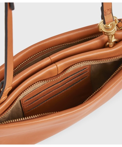 ALLSAINTS（オールセインツ）の「MILA LEATHER DOUBLE POUCH BAG | MILA レザー ダブル ポーチ バッグ（ショルダーバッグ・レディース・ブラック/ホワイト/その他・ONE SIZE）」の21枚目の写真