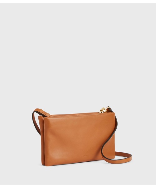 ALLSAINTS（オールセインツ）の「MILA LEATHER DOUBLE POUCH BAG | MILA レザー ダブル ポーチ バッグ（ショルダーバッグ・レディース・ブラック/ホワイト/その他・ONE SIZE）」の22枚目の写真