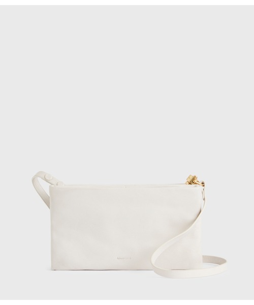 ALLSAINTS（オールセインツ）の「MILA LEATHER DOUBLE POUCH BAG | MILA レザー ダブル ポーチ バッグ（ショルダーバッグ・レディース・ブラック/ホワイト/その他・ONE SIZE）」の15枚目の写真