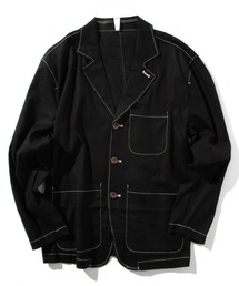 「INASTUDIOS SELECT」綿麻ストレッチ ラペルド カバーオール