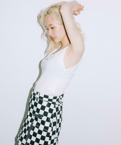 X-girl(エックスガール)の「2-PACK TANK TOP(タンクトップ・レディース・ホワイト/グリーン/レッド・X-SMALL/SMALL/MEDIUM)」の10枚目の写真