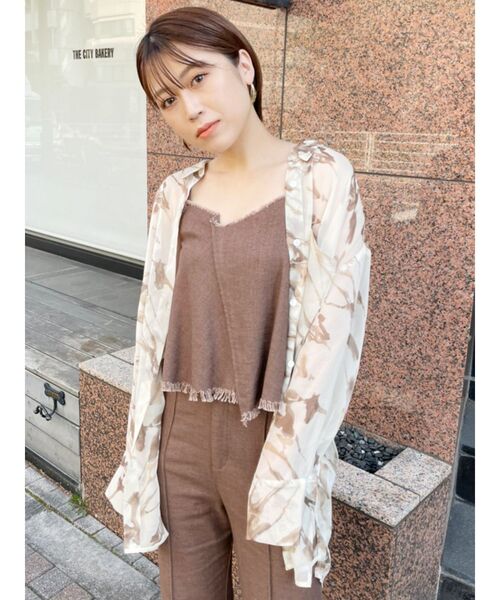 MURUA(ムルーア)の「ラフフリンジSET UP(つなぎ/オールインワン・レディース・ベージュ/ブラウン・1/2)」の22枚目の写真