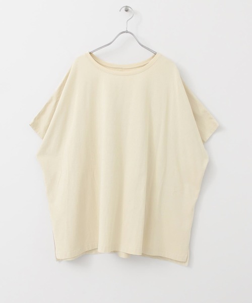 KBF（ケイビーエフ）の「BIG BIG Tシャツ（Tシャツ/カットソー・レディース・グリーン/オフホワイト/ベージュ・ONE）」の11枚目の写真